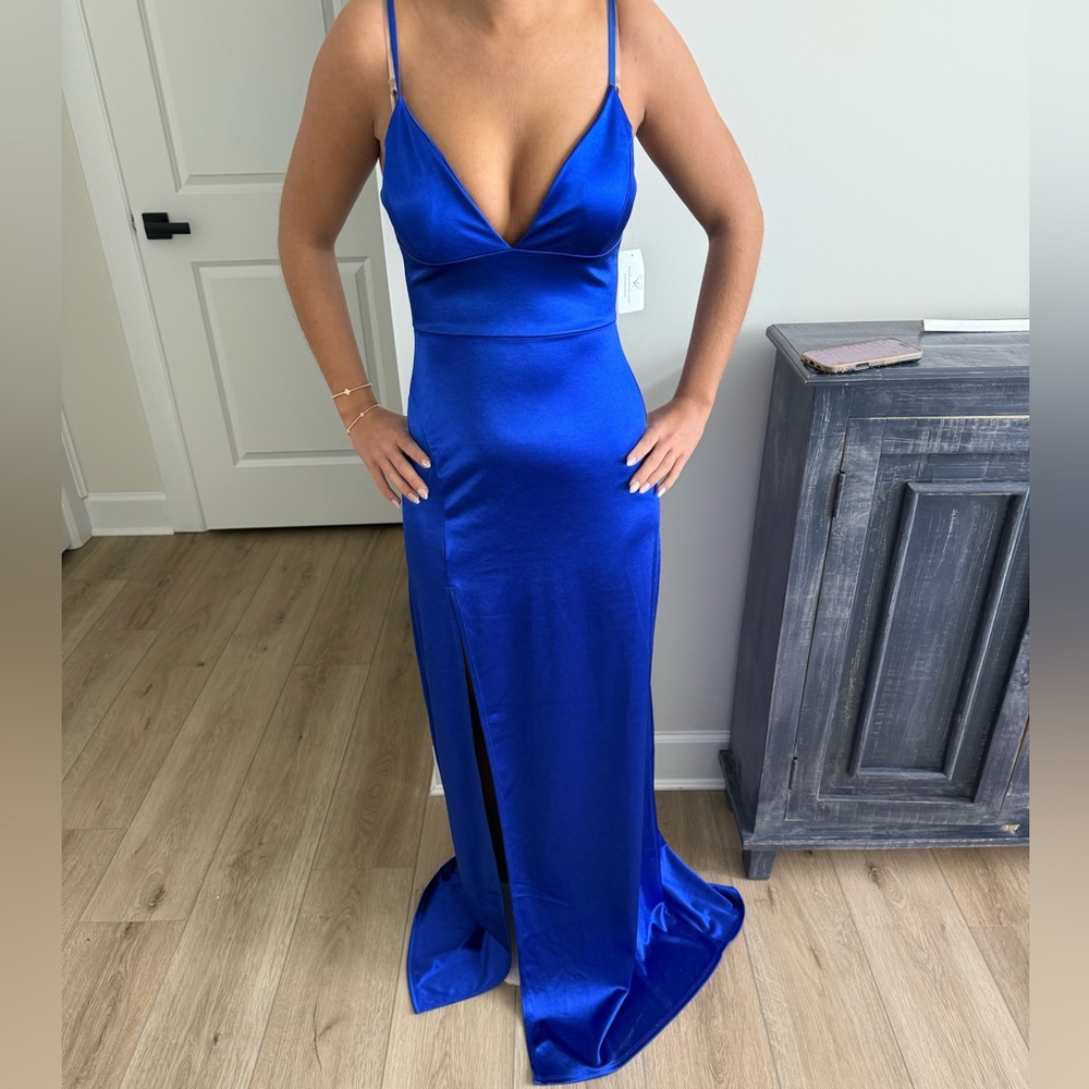 NEW Windsor Royal Royal Blue Aline Dress Size Small